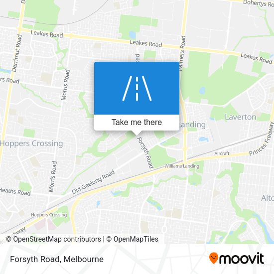 Forsyth Road map