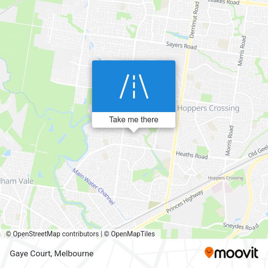 Gaye Court map