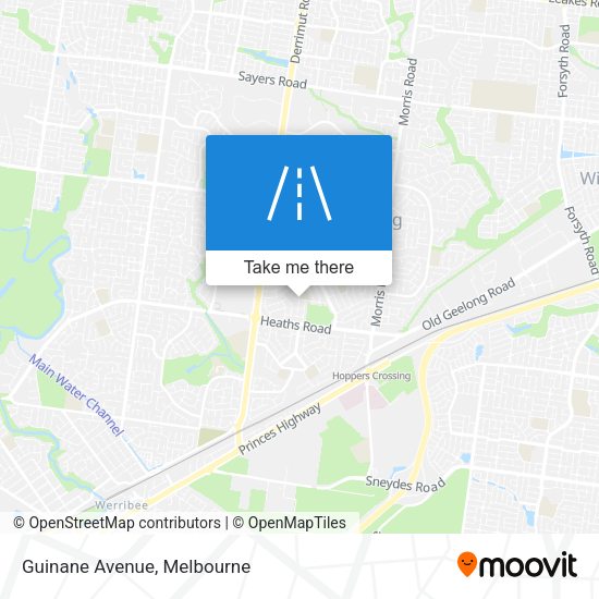 Guinane Avenue map