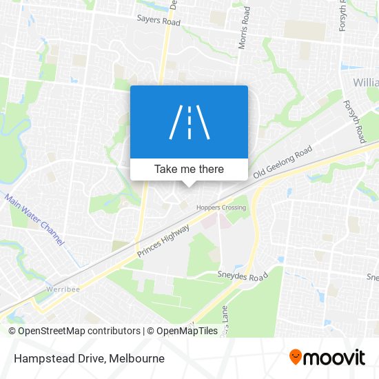 Hampstead Drive map