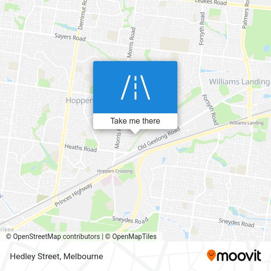Hedley Street map