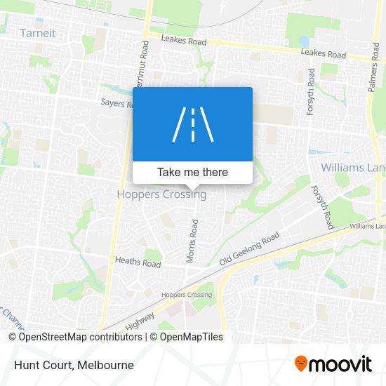 Hunt Court map