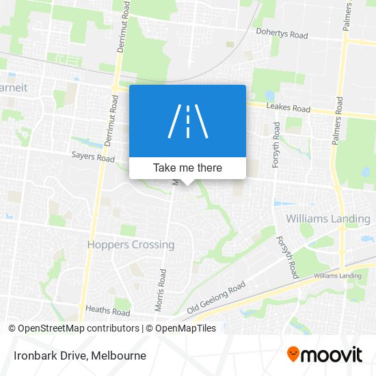 Ironbark Drive map