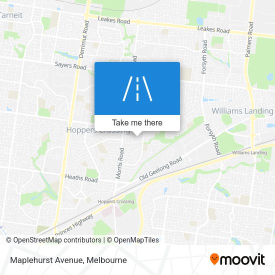 Maplehurst Avenue map