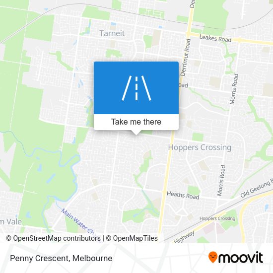 Penny Crescent map