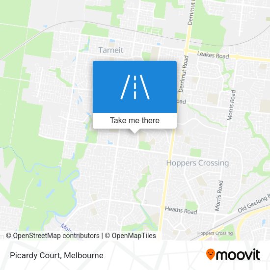 Picardy Court map