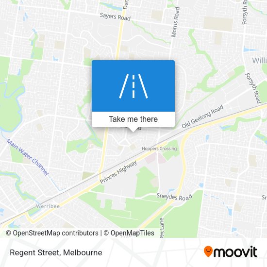 Regent Street map