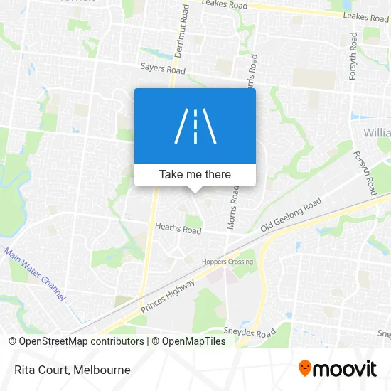 Mapa Rita Court