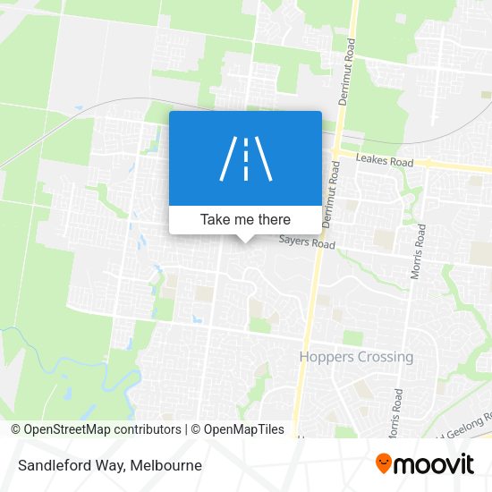 Sandleford Way map