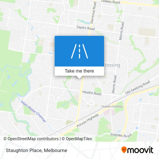 Staughton Place map