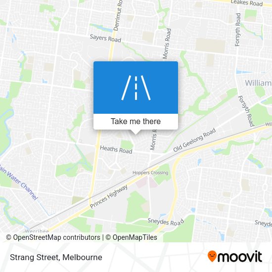 Strang Street map