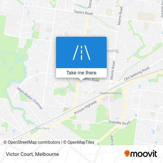 Victor Court map