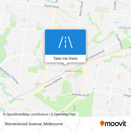 Warrenwood Avenue map