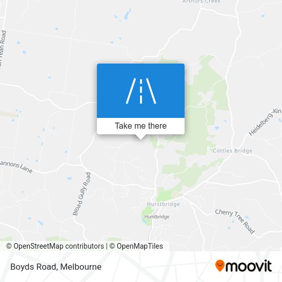 Boyds Road map