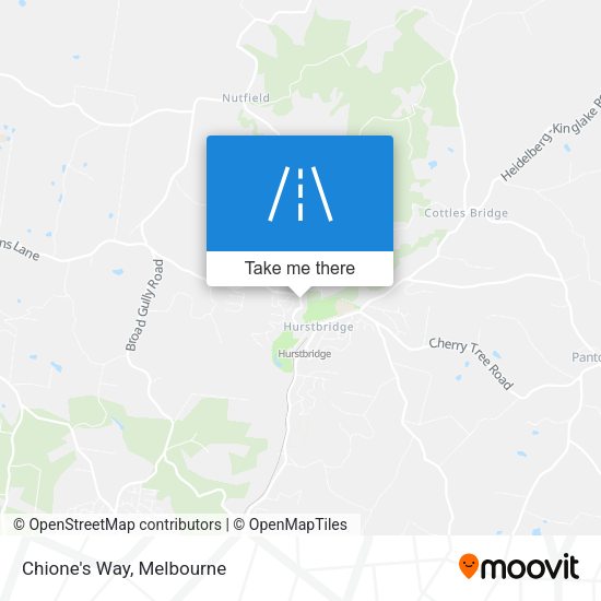 Chione's Way map