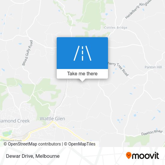 Dewar Drive map