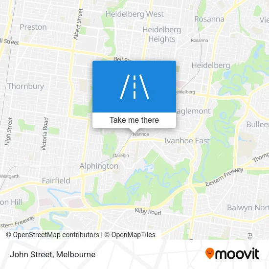 John Street map