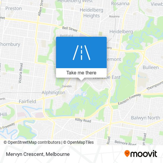 Mervyn Crescent map