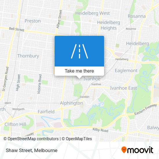 Shaw Street map