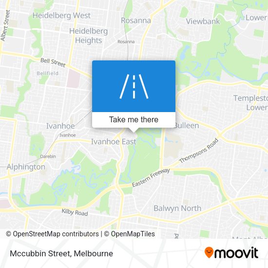 Mccubbin Street map
