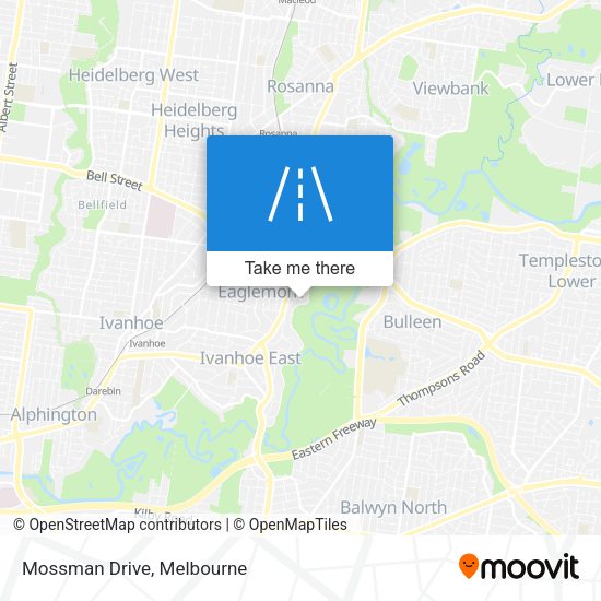Mossman Drive map