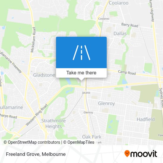Freeland Grove map