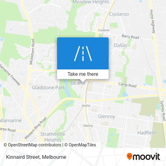 Kinnaird Street map