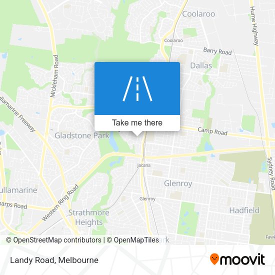 Landy Road map