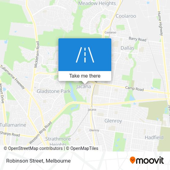 Robinson Street map