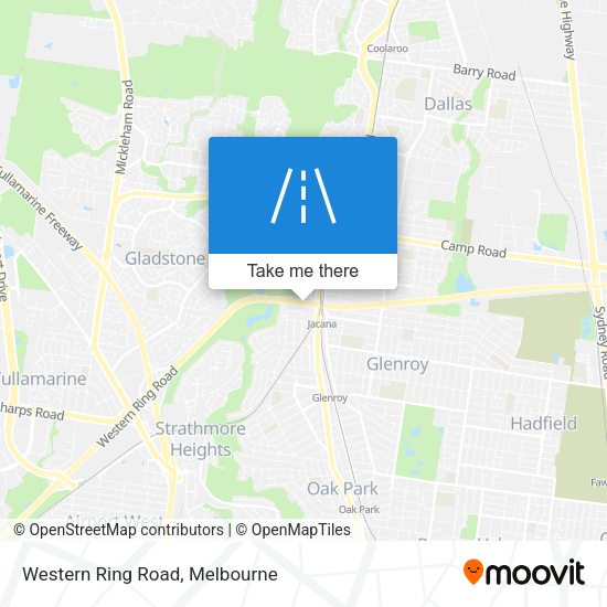Western Ring Road map