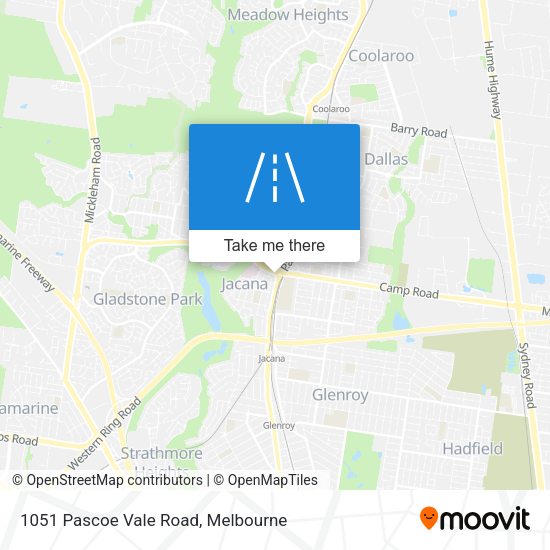 1051 Pascoe Vale Road map