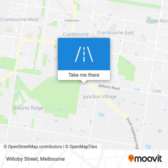 Willoby Street map