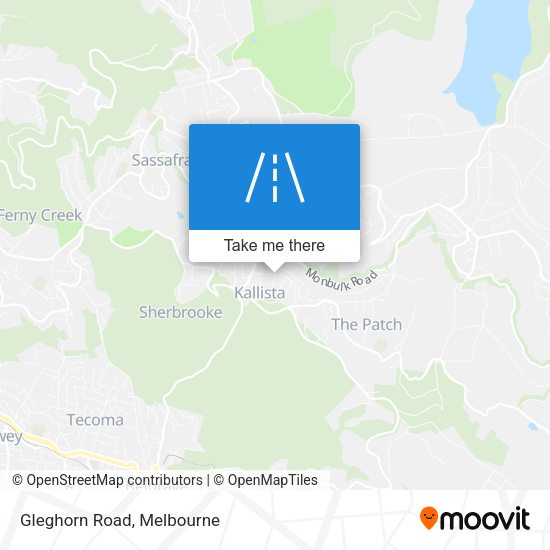Gleghorn Road map