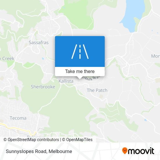 Sunnyslopes Road map
