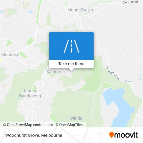Woodhurst Grove map