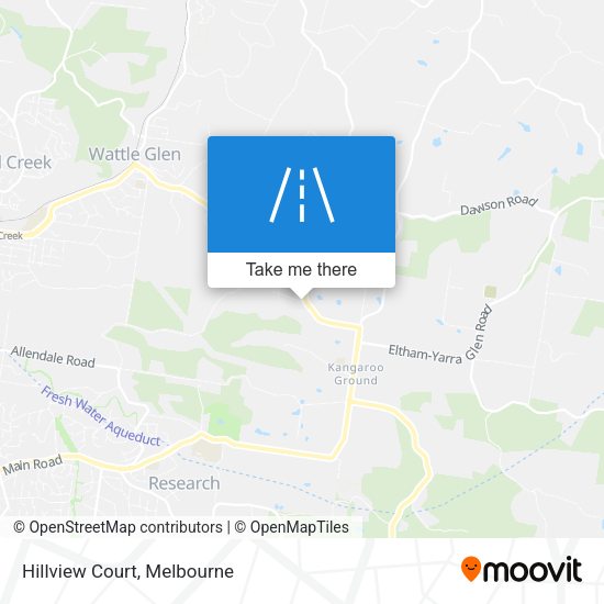 Hillview Court map