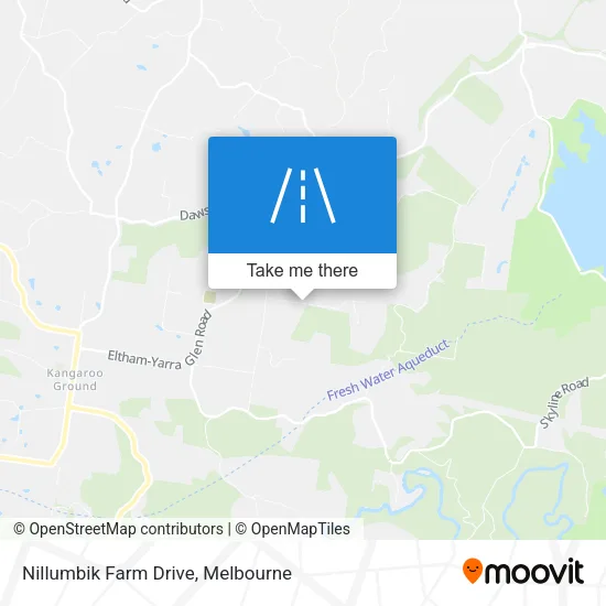 Nillumbik Farm Drive map