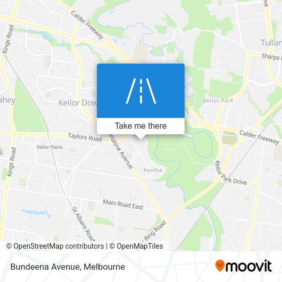 Bundeena Avenue map