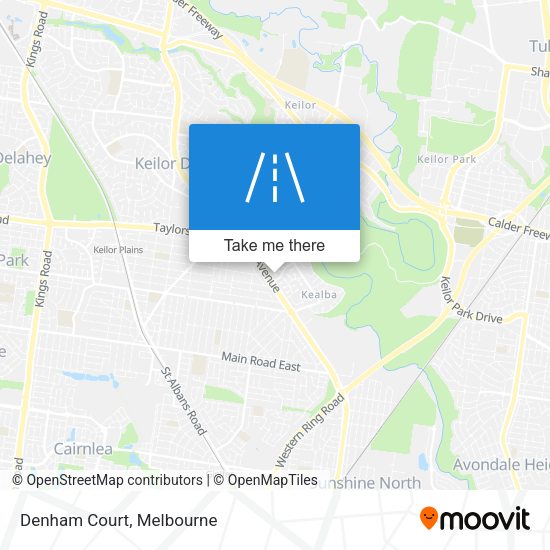 Denham Court map
