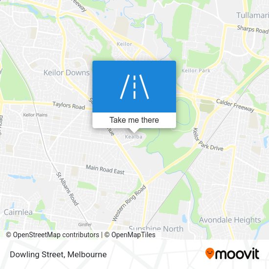 Dowling Street map