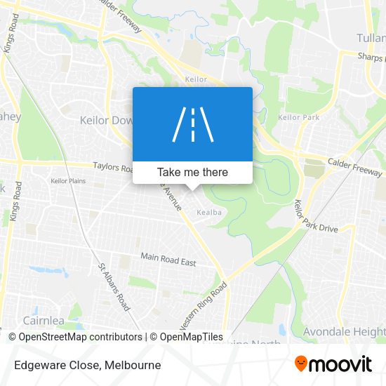 Edgeware Close map