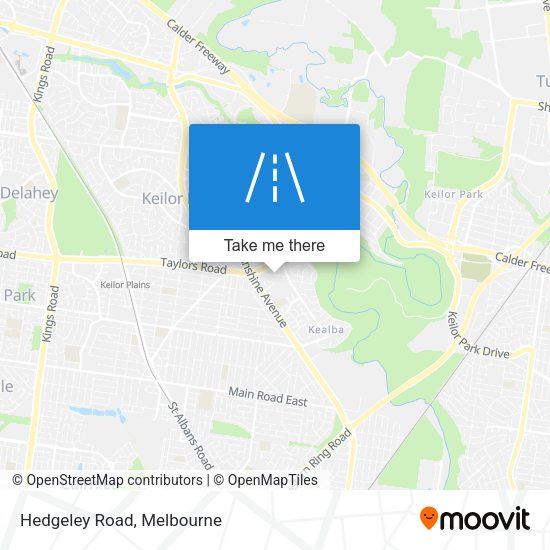 Hedgeley Road map