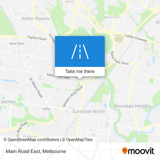 Main Road East map