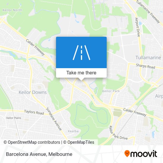 Barcelona Avenue map