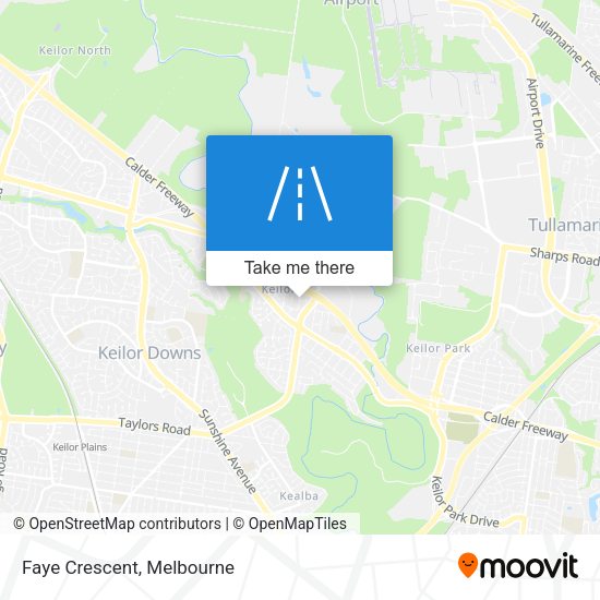 Faye Crescent map