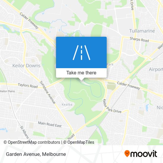 Garden Avenue map