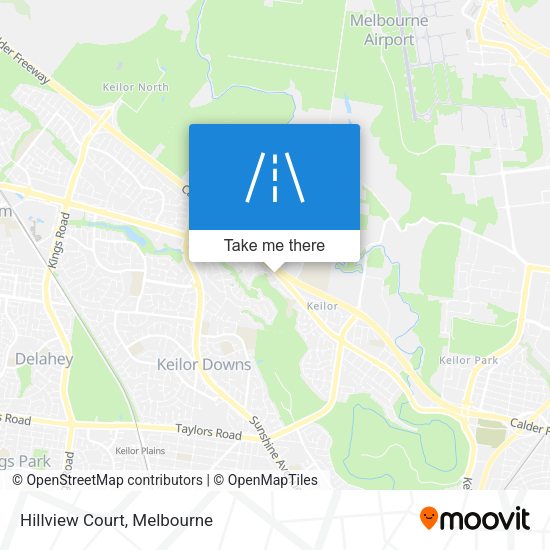 Hillview Court map