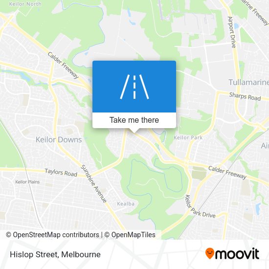 Hislop Street map