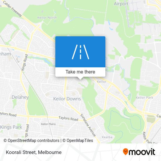 Koorali Street map