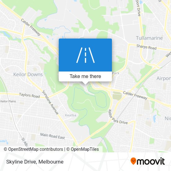 Skyline Drive map